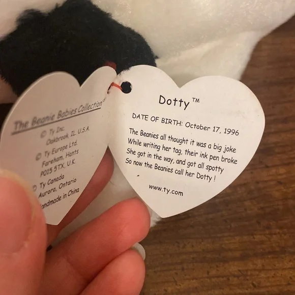 💜 5/$16 💜 NWT 1996 Dotty Beanie Baby - Picture 4 of 8
